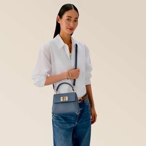 FURLA 1927 Top Handle Mini Bag – Celestial Blue